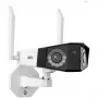 Reolink Duo Series W730 - telecamera Wi-Fi da esterno 4K, doppio obiettivo, vista panoramica 180°, riconoscimento persone/veicoli/animali