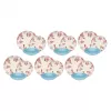 Servizio da tavola Rose&Tulipani R18400TA18 per 6 persone, set in porcellana da 18 pezzi
