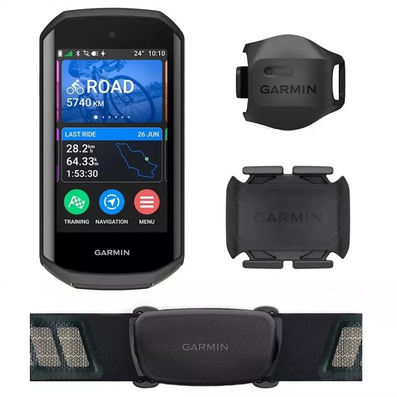 Ciclocomputer GPS GARMIN Edge 1050, display 3,5 pollici, Nero