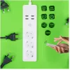 Ciabatta smart Wi-Fi Tellur con 3 prese AC e 4 porte USB (4A)