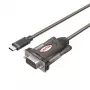 Unitek Y-1105K adattatore da USB-C a RS-232, 1,5 m, nero