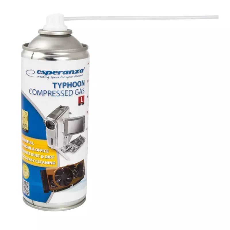 Spray ad aria compressa ESPERANZA ES103 400 ml, blu/bianco, non lascia graffi