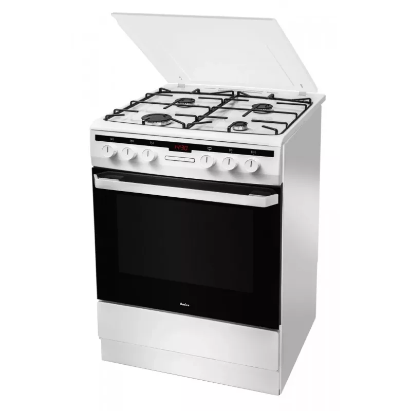 Cucina freestanding Amica 618GEH3.33HZpTaN(W)