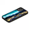 Custodia iKins per Apple iPhone 12 mini — motivo agata viola