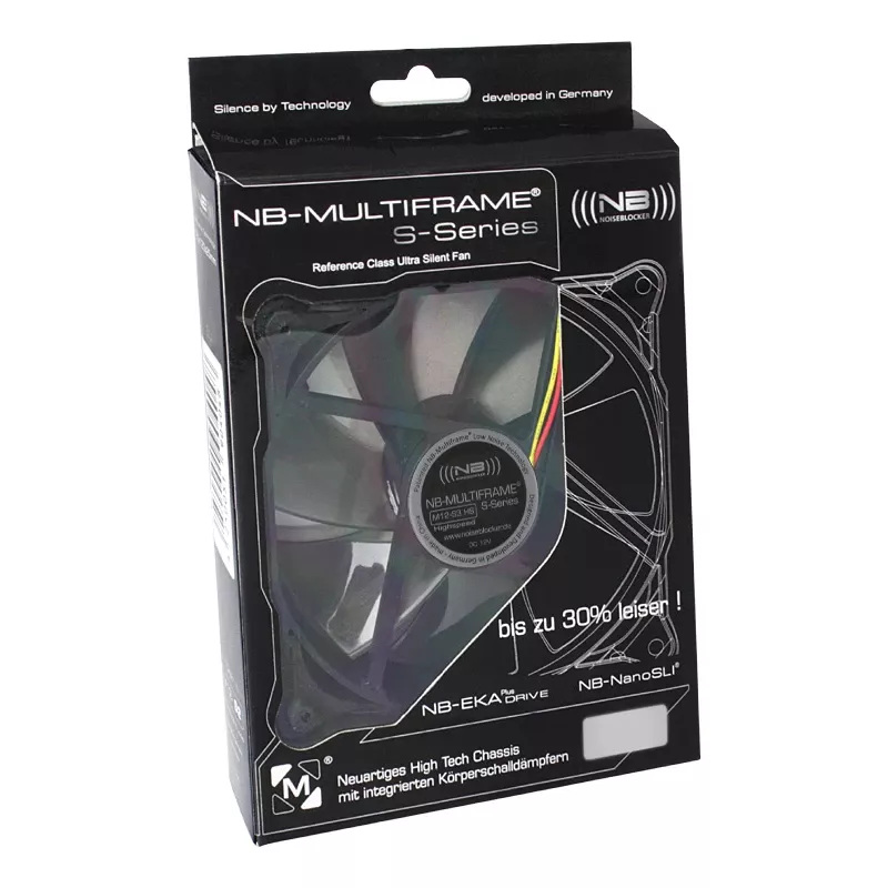 Noiseblocker Multiframe S-Series M12-3 ventola per case, 120 mm
