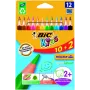 BIC Evolution Triangle 8871462 matite colorate, 12 colori
