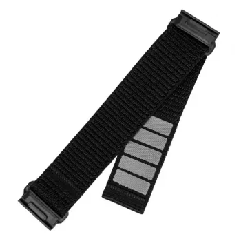 Cinturino sportivo di ricambio 22 mm per Garmin QuickFit di FIXED – 160–210 mm, nero