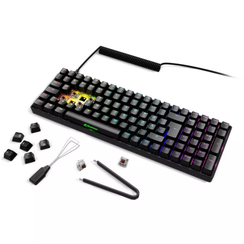 Tastiera gaming Sharkoon SGK50 S2 Mechanical QWERTZ wireless