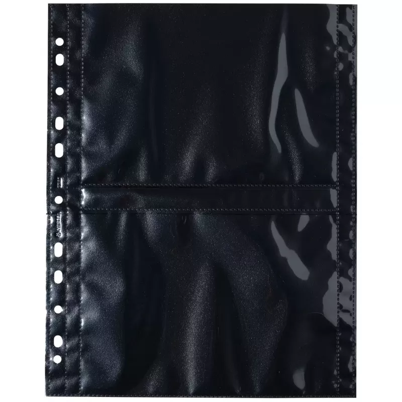 Buste per foto HERMA Fotophan 13x18 cm orizzontale nero 10 pezzi