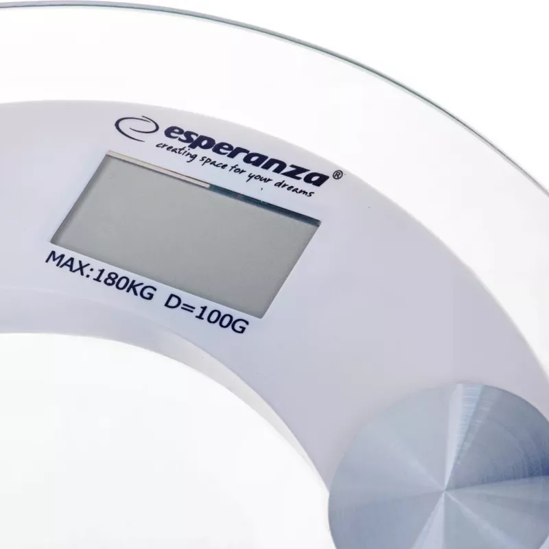 Esperanza EBS008W bilancia pesapersone elettronica rettangolare bianca