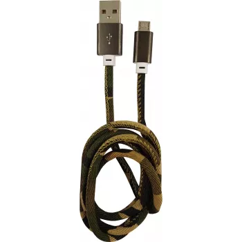 Cavo LC-POWER USB-Micro-1M-5 1 m Woodland Camo, USB-A a Micro-USB (LC-C-USB-MICRO-1M-5)