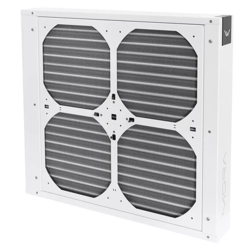 Cornice per ventole per radiatore Watercool MO-RA IV 400 – compatibile con ventole da 200 mm, bianco