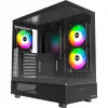 Montech XR Midi-Tower, vetro temperato – nero