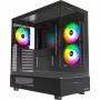 Montech XR Midi-Tower, vetro temperato – nero