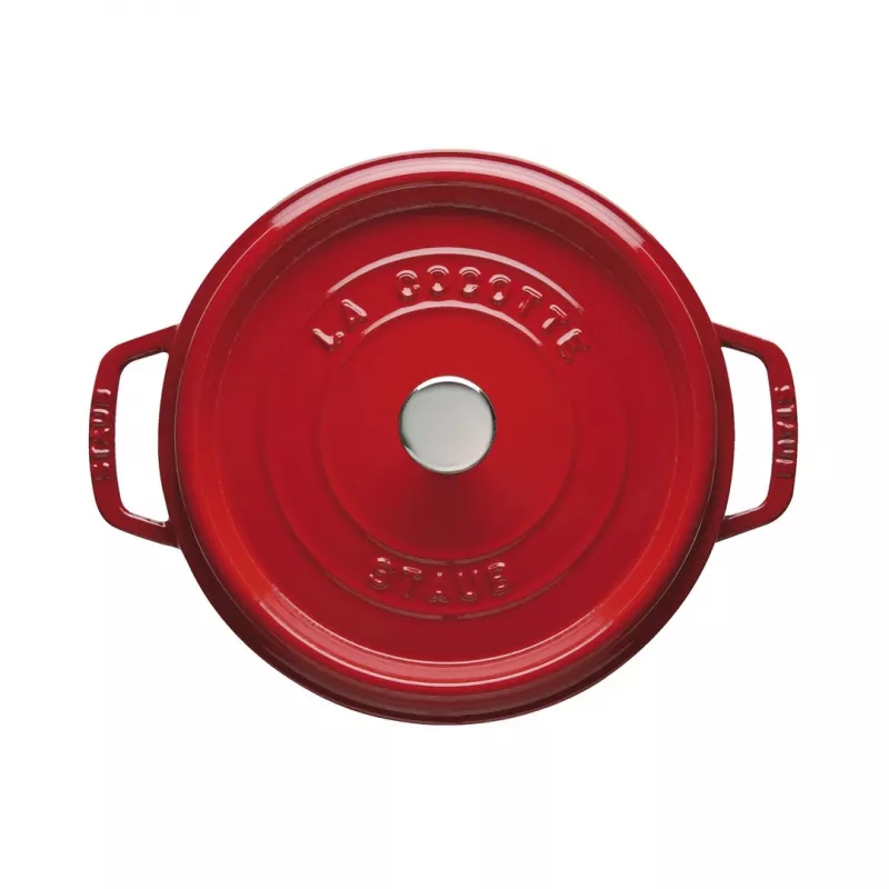 Pentola singola Staub Cocotte 24 cm ciliegia
