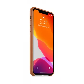 Apple – custodia per cellulare – pelle – marrone sella – per iPhone 11 Pro (MWYD2ZM/A)