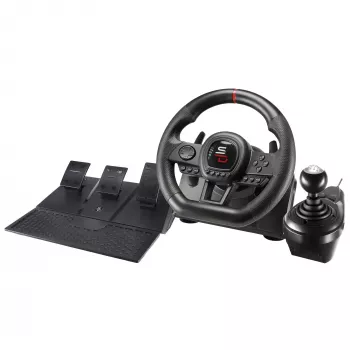 Volante + pedale + joystick Subsonic SA5658 nero USB per PlayStation 4 Xbox One