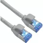 ROLINE cavo patch S/FTP Cat.6A TPE PoE adatto senza nodi grigio 0,5 m