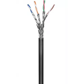 Microconnect KAB024-100 cavo di rete nero 100 m Cat6 S/FTP (S-STP)