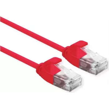 Cavo di rete ROLINE 21.15.3910 rosso 0,15 m Cat6a U/UTP