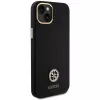 GUESS | GUHCP15M4DGPK | Cover posteriore | Apple | iPhone 15 Plus/14 Plus | TPU, silicone, microfibra | nero