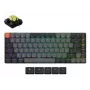 Tastiera meccanica Keychron K3X-B4 — 75% Low-Profile, con filo e Bluetooth 5.2, USB-C, illuminazione RGB, grigio, batteria fino a 124 h