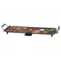 Beper 90.386 griglia teppanyaki, piastra antiaderente 70,5 x 23,5 cm, 1800 W, nera