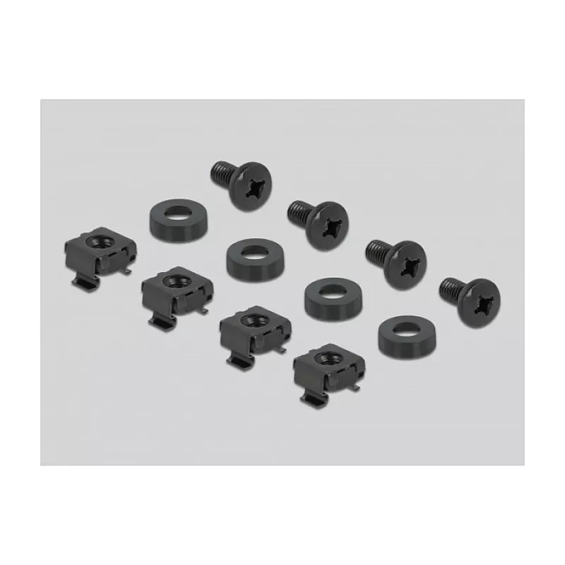 Delock 66853 Ripiano per rack da 10 pollici 1U, nero