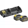 Set batteria e caricabatterie DeWALT DCB132T2-QW agli ioni di litio 4 Ah