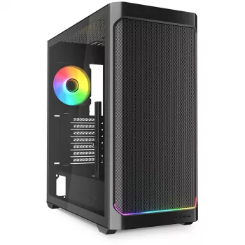 Case PC Sharkoon AK4W RGB Strip Midi Tower nero