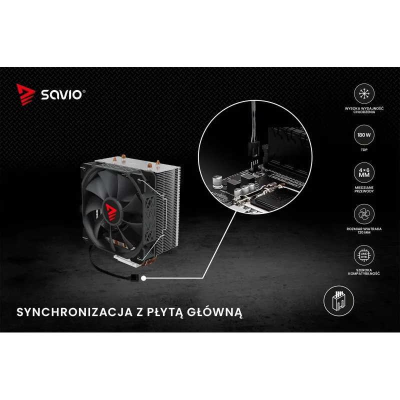 SAVIO VORTEX X2 Dissipatore per CPU
