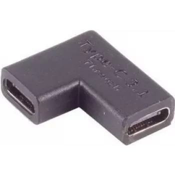 Adattatore USB-C 3.1 angolare ShiverPeaks 13-40005, connettore maschio 90° per dispositivi USB-C
