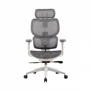 Sedia da ufficio gaming Onex | Ventra Premium rete in tessuto | bianco