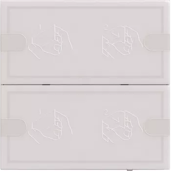 Gira sensore touch KNX 4 comfort 2f TS4 bianco 5002003 (5002003)
