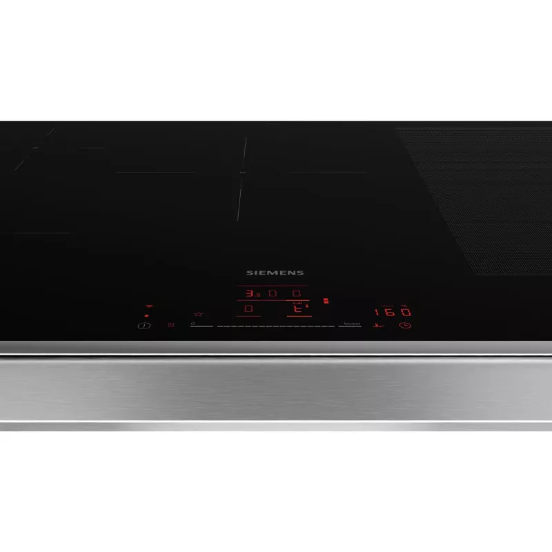 Siemens iQ700 EX845HVC1E piano cottura nero incasso 80 cm 5 zone