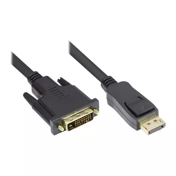 Good Connections cavo di collegamento DisplayPort a DVI-D 24+1 - contatti placcati oro 24K - OFC - nero - 1 m