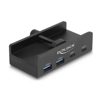 Hub DeLOCK 64262 USB 2.0 Type-A 5000 Mbit/s nero
