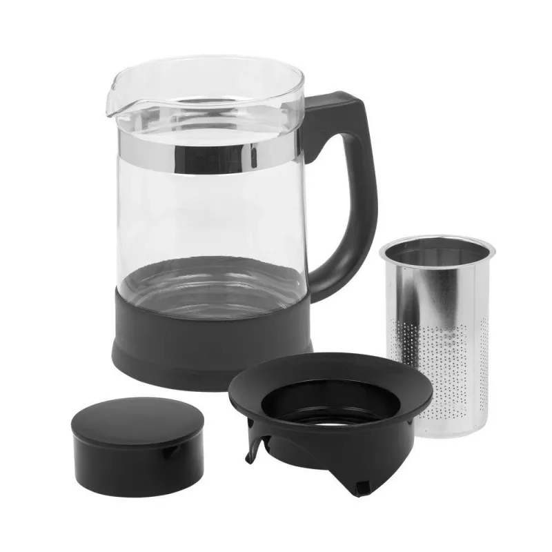 Resto Kitchenware 90512 teiera singola 950 ml nero, trasparente