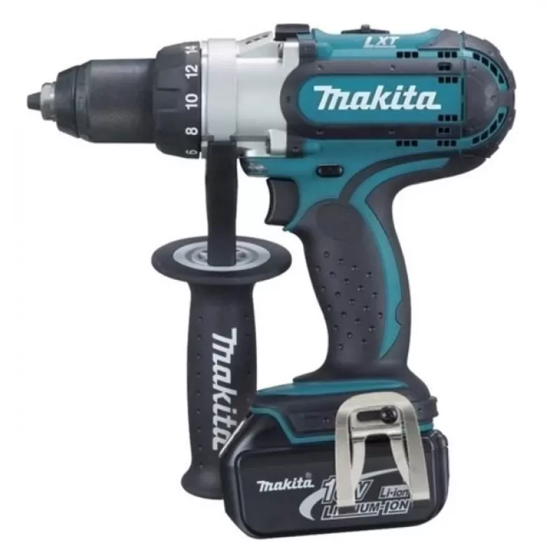 Makita DDF451RTJ trapano, senza chiave, 2,1 kg, nero, blu
