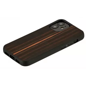 Custodia protettiva Man and Wood per iPhone 12 mini – ebano nero