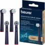 Beurer TB Sensitive Eco Green Planet testine spazzolino, blu scuro, confezione da 4