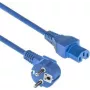 ACT cavo di alimentazione connettore CEE 7/7 (angolare) - C15 blu 2 m