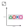 Pannello neon gaming MANTA SNL111MT – simboli LED decorativi per setup gaming