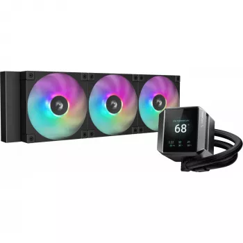 Dissipatore a liquido all-in-one per processore DeepCool MYSTIQUE 360 ARGB 12 cm nero 1 pz.