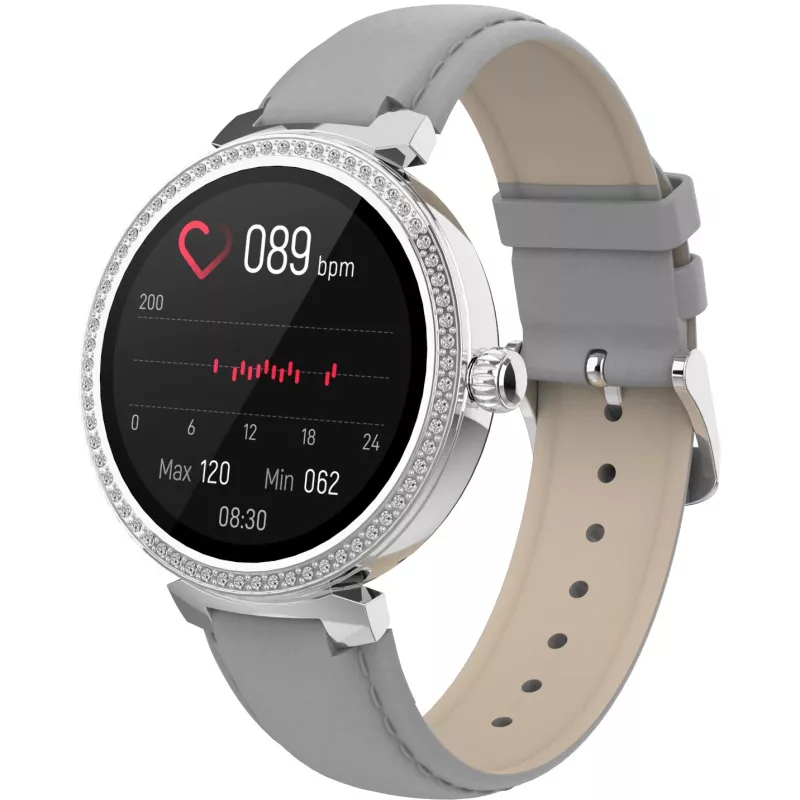 Smartwatch Denver SWC-342GR, IPS da 1,2 pollici, grigio