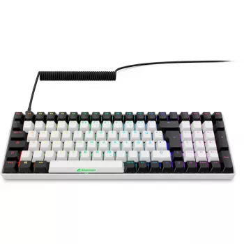 Sharkoon SKILLER SGK50 S2 bianca layout DE tastiera Gateron Yellow