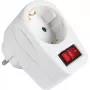 Brennenstuhl adattatore 1 presa + interruttore bianco