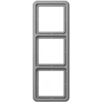 Placca di copertura per cornice a 3 posti JUNG grigio CD583GR