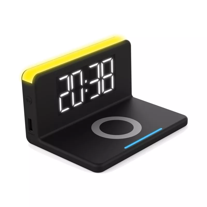 Sveglia digitale Terratec ChargeAir nero giallo 286141