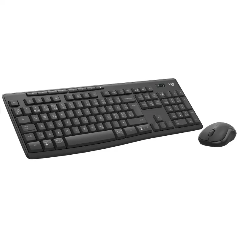Logitech MK370 Combo for Business tastiera mouse inclusi ufficio RF Wireless + Bluetooth QWERTY Nordic grafite